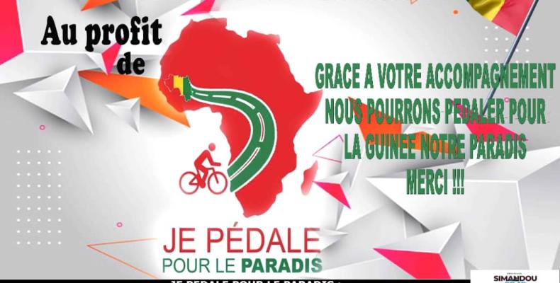 JE PEDALE POUR LE PARADIS