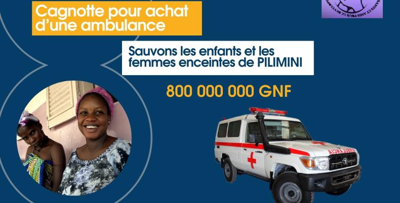 Une ambulance pour les femmes enceintes de Pilimini