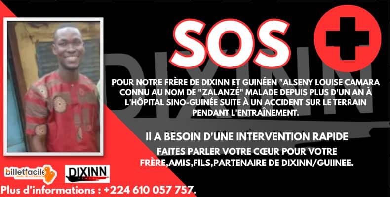 Aide médicale pour Alseny Camara