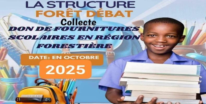 Don de fourniture en région forestière
