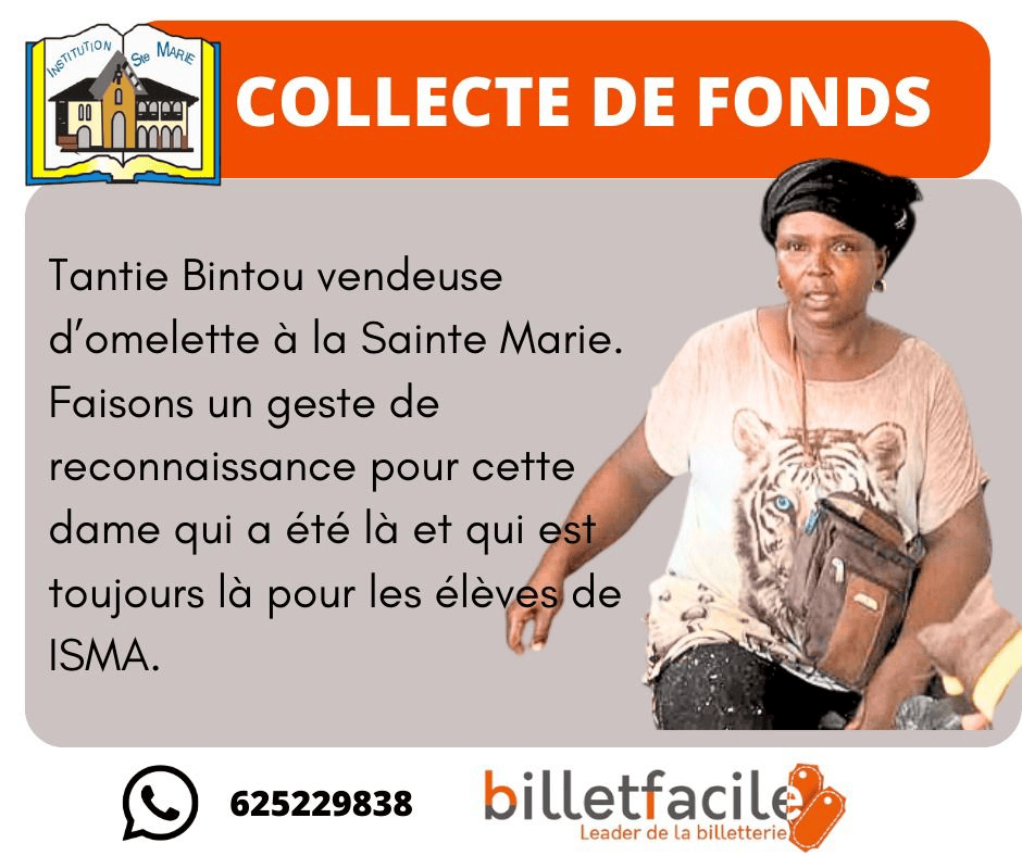 Acte de charité pour tantie Bintou Vendeuse d'omelette