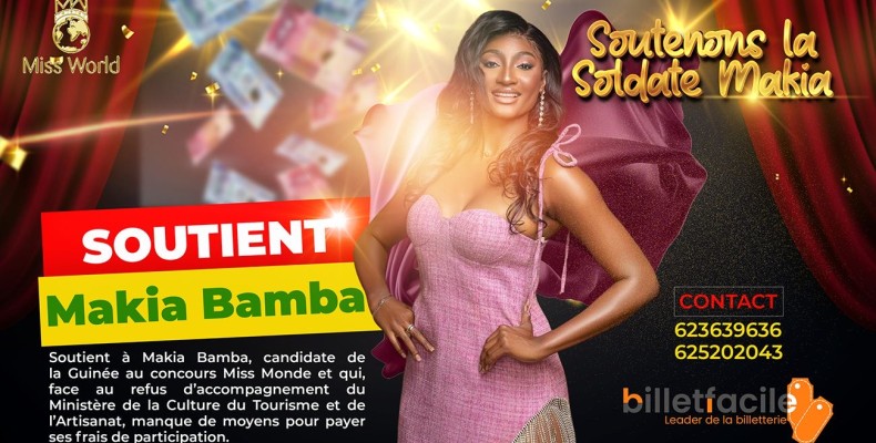 Soutien à Miss Makia
