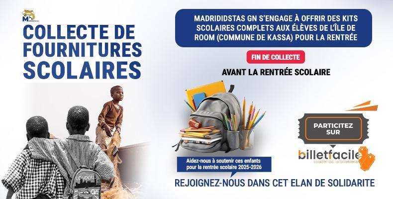 Collecte De Fournitures Scolaires Pour Les Élèves de L’Ile de ROOME